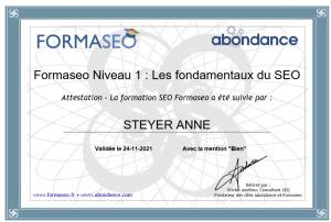 Rédacteur web certifié SEO